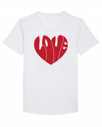 de dragoste in stil retro vintage - Love heart White