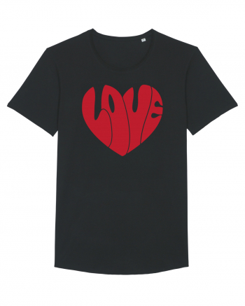 de dragoste in stil retro vintage - Love heart Black