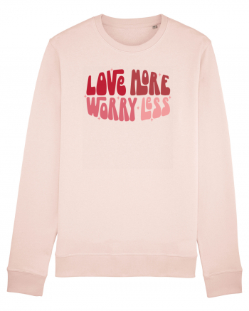 de dragoste in stil retro vintage - Love More Worry Less Candy Pink