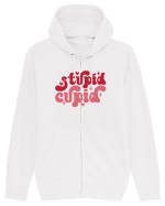 de dragoste in stil retro vintage - Stupid Cupid Hanorac cu fermoar Unisex Connector