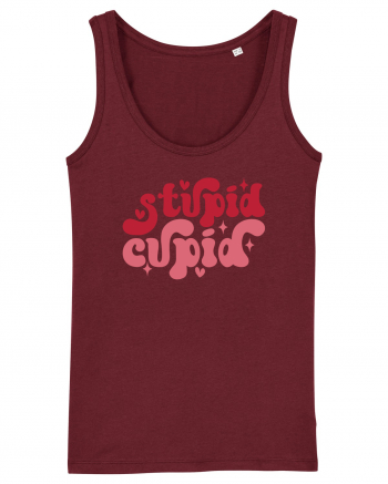 de dragoste in stil retro vintage - Stupid Cupid Burgundy