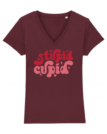 de dragoste in stil retro vintage - Stupid Cupid Burgundy