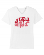 de dragoste in stil retro vintage - Stupid Cupid Tricou mânecă scurtă guler V Bărbat Presenter