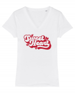 de dragoste in stil retro vintage - Sweet Heart Tricou mânecă scurtă guler V Damă Evoker