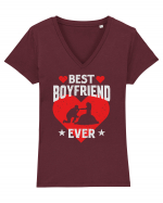 pentru îndrăgostiți - Best Boyfriend ever Tricou mânecă scurtă guler V Damă Evoker