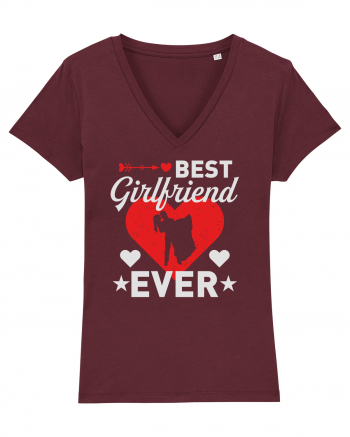 pentru îndrăgostiți - Best girlfriend ever Burgundy