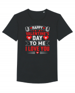 pentru îndrăgostiți - Happy Valentines Day v2 Tricou mânecă scurtă guler larg Bărbat Skater