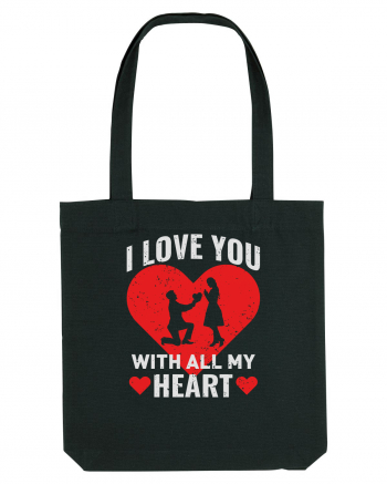 pentru îndrăgostiți - I love you with all my heart Black