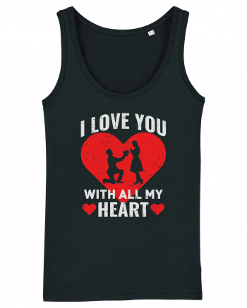 pentru îndrăgostiți - I love you with all my heart Black