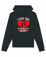 pentru îndrăgostiți - I love you with all my heart Hanorac Unisex Drummer