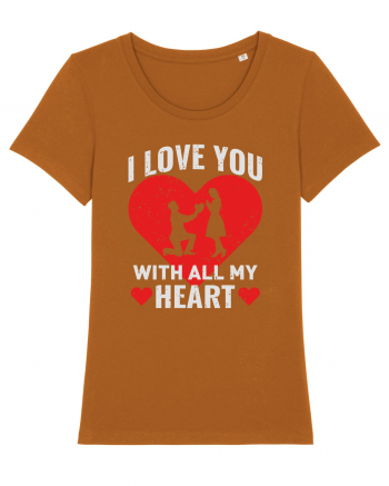 pentru îndrăgostiți - I love you with all my heart Roasted Orange