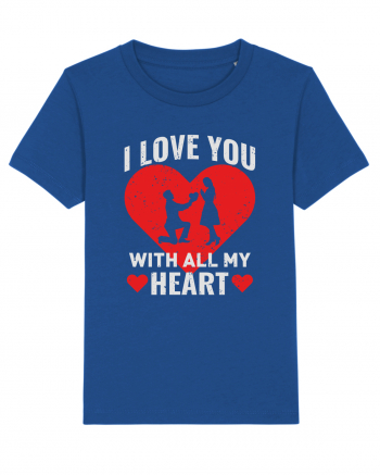 pentru îndrăgostiți - I love you with all my heart Majorelle Blue