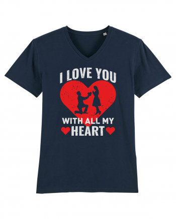 pentru îndrăgostiți - I love you with all my heart French Navy