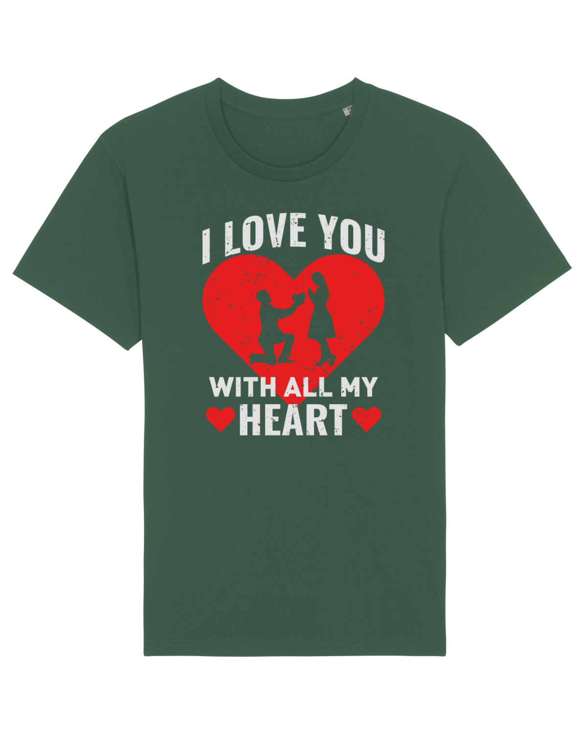 Tricou mânecă scurtă Unisex Rocker Bottle Green