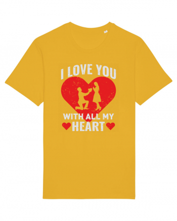 pentru îndrăgostiți - I love you with all my heart Spectra Yellow