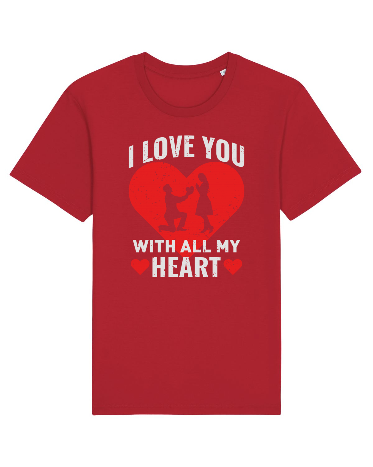Tricou mânecă scurtă Unisex Rocker Red