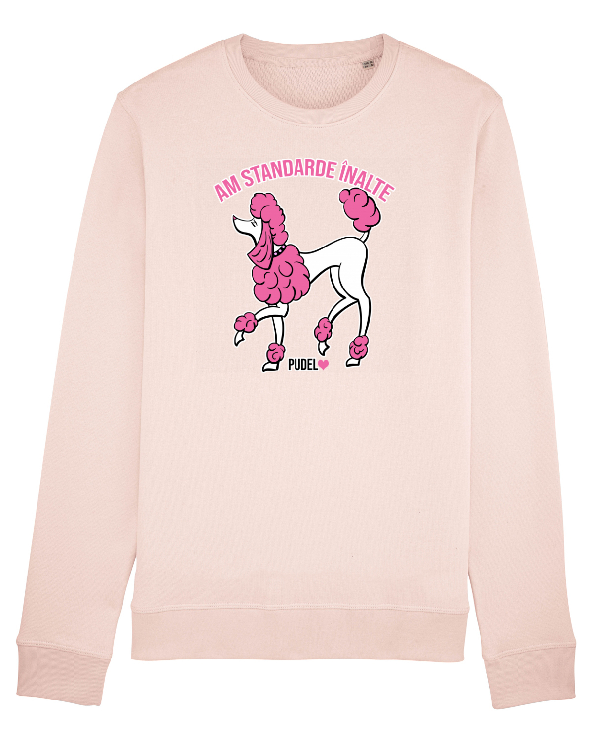 Bluză mânecă lungă Unisex Rise Candy Pink