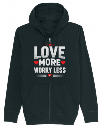 pentru îndrăgostiți - Love more worry less Black