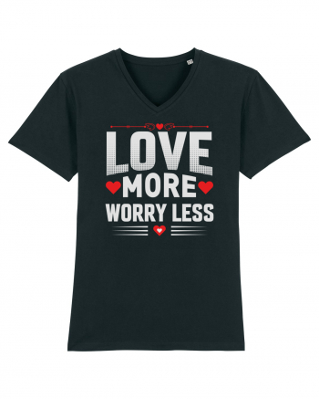 pentru îndrăgostiți - Love more worry less Black