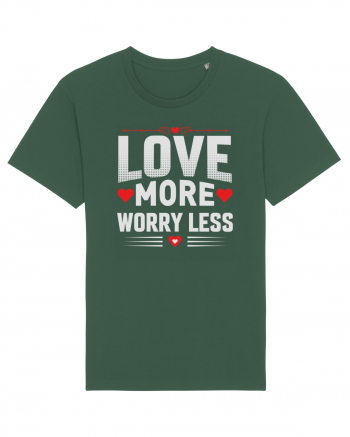 pentru îndrăgostiți - Love more worry less Bottle Green