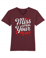 pentru îndrăgostiți - Miss steal your heart Tricou mânecă scurtă guler V Bărbat Presenter