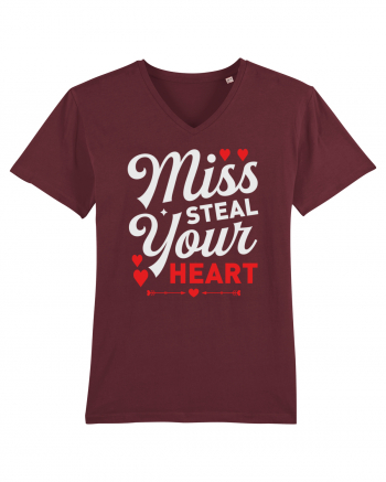 pentru îndrăgostiți - Miss steal your heart Burgundy