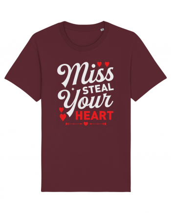 pentru îndrăgostiți - Miss steal your heart Burgundy