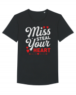 pentru îndrăgostiți - Miss steal your heart Tricou mânecă scurtă guler larg Bărbat Skater