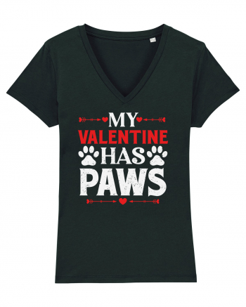 pentru îndrăgostiți - My valentine has paws Black