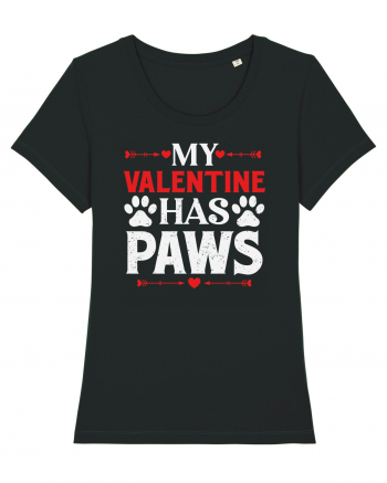 pentru îndrăgostiți - My valentine has paws Black