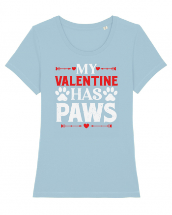 pentru îndrăgostiți - My valentine has paws Sky Blue