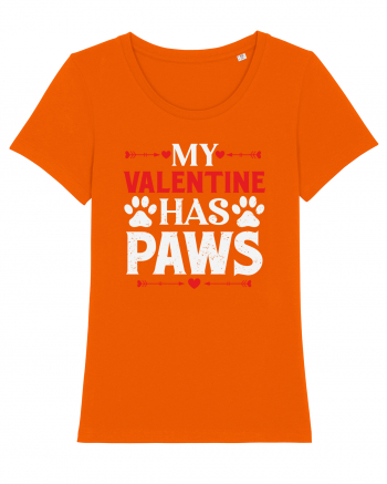 pentru îndrăgostiți - My valentine has paws Bright Orange