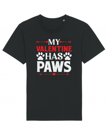 pentru îndrăgostiți - My valentine has paws Black