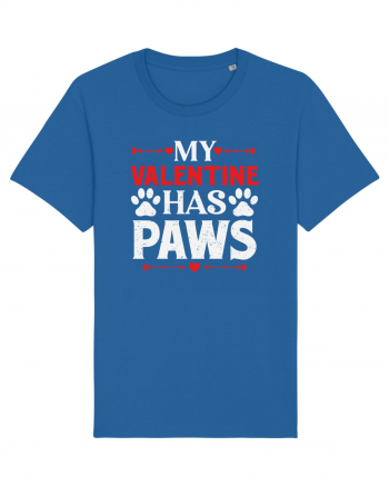 pentru îndrăgostiți - My valentine has paws Royal Blue