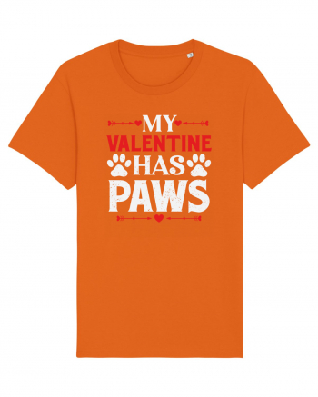 pentru îndrăgostiți - My valentine has paws Bright Orange