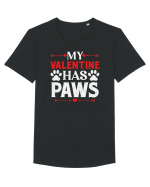 pentru îndrăgostiți - My valentine has paws Tricou mânecă scurtă guler larg Bărbat Skater