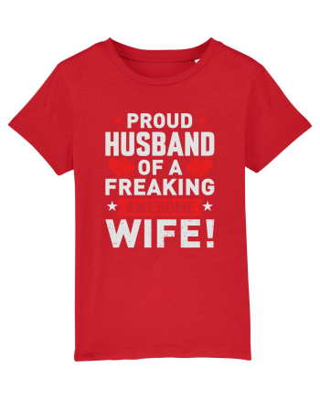 pentru îndrăgostiți - Proud husband of a freaking awesome wife Red