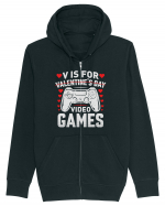 pentru îndrăgostiți - V is for Valentines Day video games Hanorac cu fermoar Unisex Connector