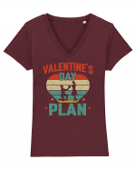 pentru îndrăgostiți - Valentines Day plan Tricou mânecă scurtă guler V Damă Evoker