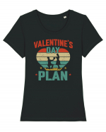 pentru îndrăgostiți - Valentines Day plan Tricou mânecă scurtă guler larg fitted Damă Expresser