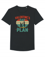 pentru îndrăgostiți - Valentines Day plan Tricou mânecă scurtă guler larg Bărbat Skater