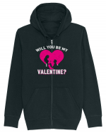 pentru îndrăgostiți - Will you be my valentine Hanorac cu fermoar Unisex Connector