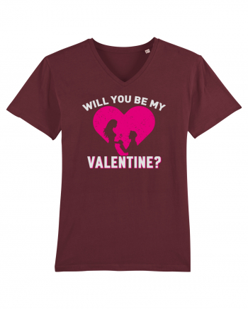 pentru îndrăgostiți - Will you be my valentine Burgundy