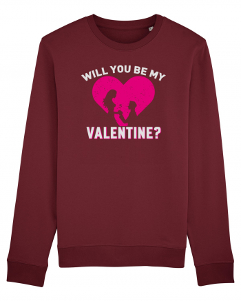 pentru îndrăgostiți - Will you be my valentine Burgundy