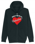 pentru îndrăgostiți - Would you be my valentine Hanorac cu fermoar Unisex Connector