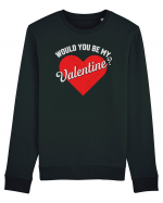 pentru îndrăgostiți - Would you be my valentine Bluză mânecă lungă Unisex Rise