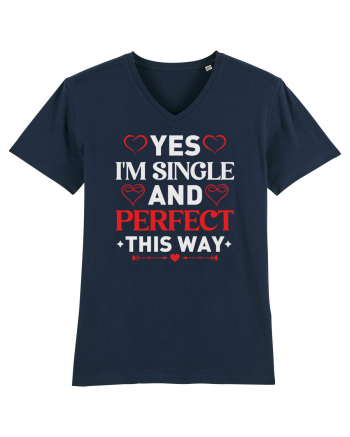 pentru îndrăgostiți - Yes I am single and perfect this way French Navy