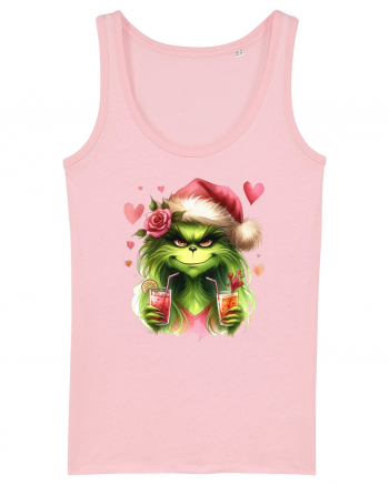 în stil chic Grinch - Fashionistă îndrăgostită și rebelă v1 Cotton Pink