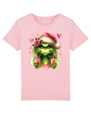 în stil chic Grinch - Fashionistă îndrăgostită și rebelă v1 Cotton Pink