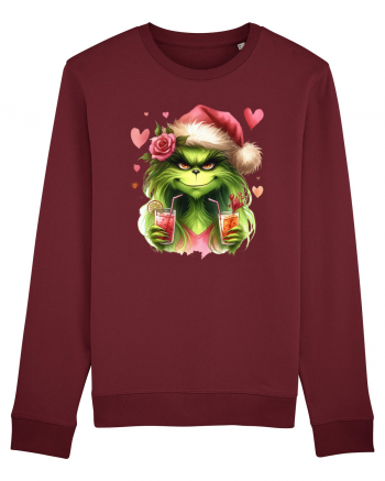 în stil chic Grinch - Fashionistă îndrăgostită și rebelă v1 Burgundy